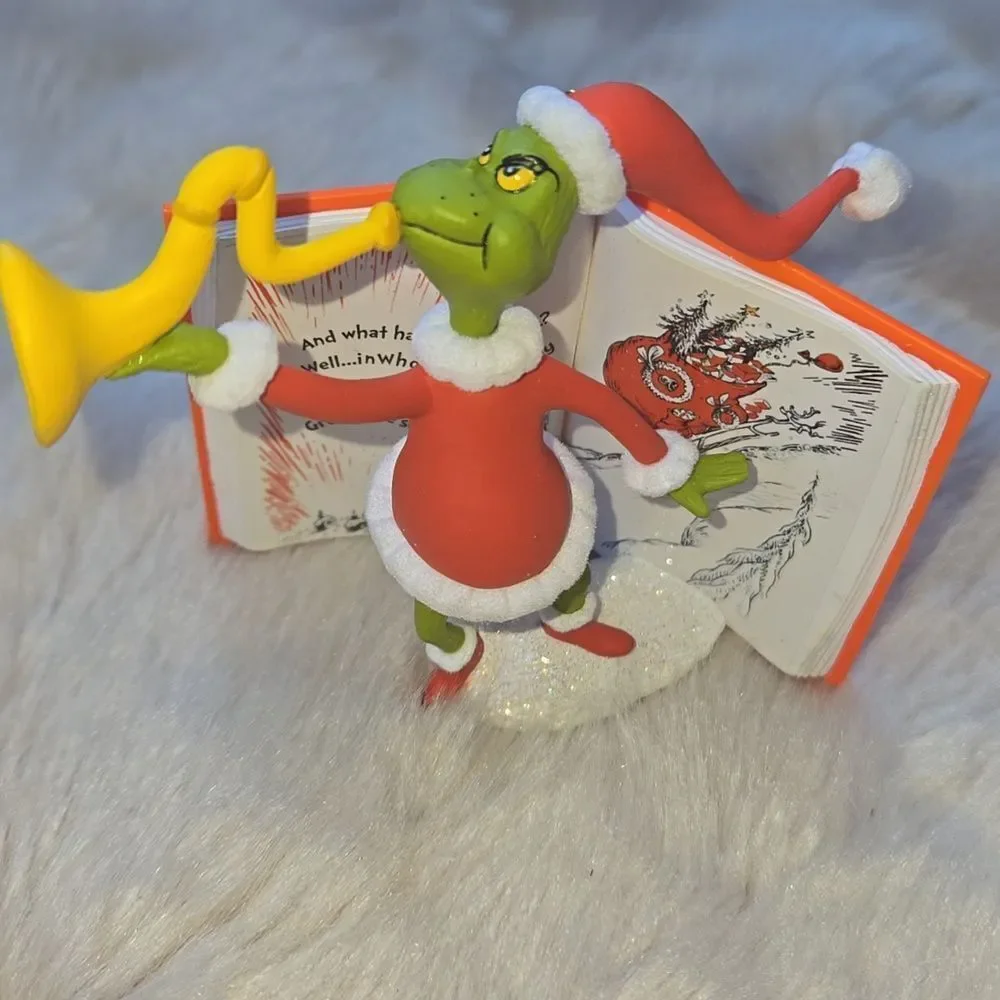 Hallmark Keepsake Dr. Seuss Grinch Ornament, CHRISTMAS MEANS SOMETHING MORE 2009